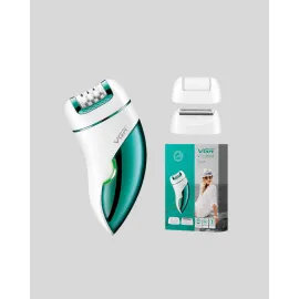 3'ü 1 Arada Epilatör Su Geçirmez Metal Başlıklı LED Işıklı 90 Dakika Şarjlı