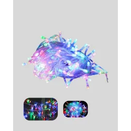 50’Li Led Şeffaf Kablolu 5 M Aydınlatma Işık Süsleme Led