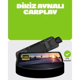 Ultra Geniş Açılı Araç Kamerası Dokunmatik Ayna Kayıtlı