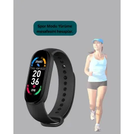 Titreşimli Bildirimli Akıllı Saat – Uyku Analizi ve Spor Modlarıyla