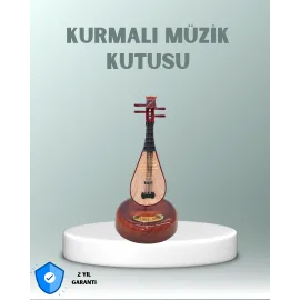 Enstrüman Figürlü Melodi Çalan Dekoratif Müzik Kutusu