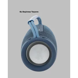 Net Stereo Ses Sunan Ipx5 Su Geçirmez Bluetooth Hoparlör