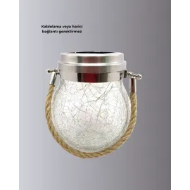 Bahçe Ve Teras İçin Solar Cam Sarkıt Led Aydınlatma