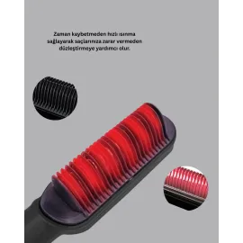 İnce Ve Kalın Telli Saçlara Uygun Isı Ayarlı Düzleştirici Tarak