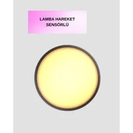 USB Şarjlı Sensörlü LED Lamba Otomatik Açılıp Kapanan