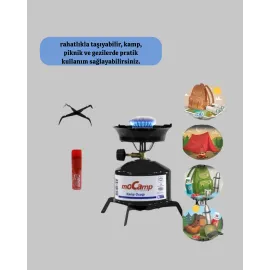 Piknik Ve Doğa Yürüyüşü İçin Taşınabilir Kamp Ocağı