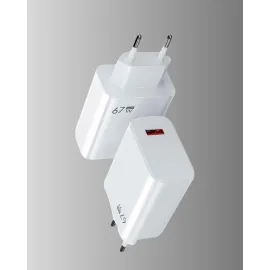 67W Type-C Turbo Şarj Cihazı – Aşırı Akım Ve Isı Koruması, Seyahat Uyumlu