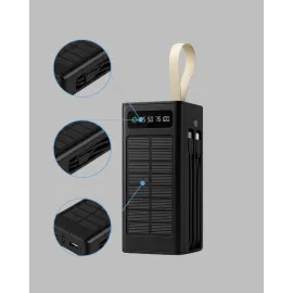 50.000 Powerbank Güneş Enerjili