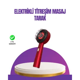 Kırmızı LED Işıklı Saç Derisi Masaj Aleti