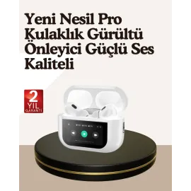 Dokunmatik Kontrollü Gürültü Önleyici Bluetooth Kulaklık Şarj Göstergeli