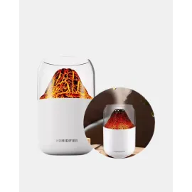 Alev Efektli Ultrasonik Uçucu Yağ Difüzörü 280Ml Su Tanklı Ve Sessiz Çalışma Özellikli