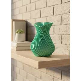 24 Cm Turkuaz Kalp Formlu Büyük Boy Vazo Estetik Dekor Ürünü