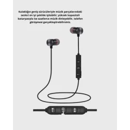 M6 Akıllı Bileklik Ve Bluetooth Spor Kulaklık 2’Li Set