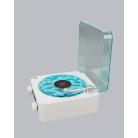 Gece Lambası Stereo Bluetooth Hoparlör Dijital Saatli Vintage Tasarım Çok Fonksiyonlu