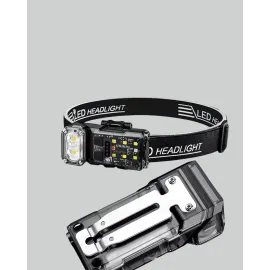 Kamp ve Outdoor İçin LED Far 10 Saat Pil Sensörlü Manyetik