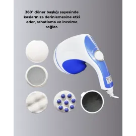 Elektrikli Yağ Yakıcı Masaj Aleti 5 Başlıklı Vücut Şekillendirici