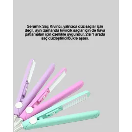 30 Saniyede Isınan PTC Teknolojili Saç Şekillendirici – Sabit Isı Kontrollü, Hızlı Performans