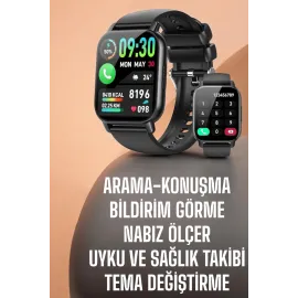 Yeni Nesil Akıllı Saat Arama Bildirimleri, Uyku & Kalp Atış Takibi