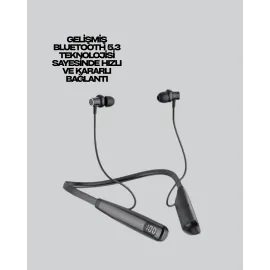 Y12 Uyumlu Spor Bluetooth Kulaklık – Uzun Pil Ömrü, Manyetik Kulaklık Başlığı