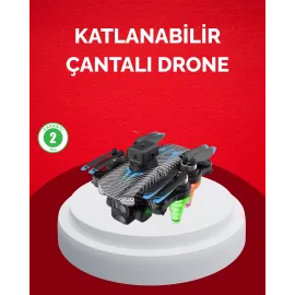 Katlanabilir Drone 1080P Kamera 0-100M Uçuş Mesafeli
