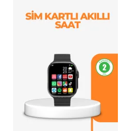 Telefon Bağımsız SIM Kartlı Akıllı Saat Nabız Ölçerli