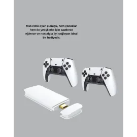 M15 Video Oyun Konsolu 20 Emülatör Destekli 64Gb Bellekli