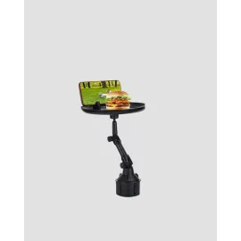 Araç Bardaklık Tepsisi 360° Dönebilen Kol Ayarlı Geniş Yemek Alanlı