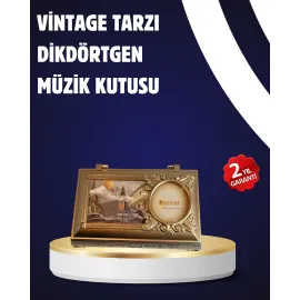 Piyano Tasarım Müzik Kutusu Balerin Figürü ve Takı Bölmeli