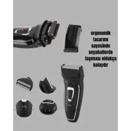 Erkekler İçin Folyo Başlıklı Tıraş Makinesi