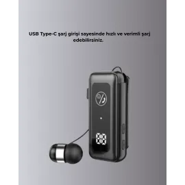 Mikrosd Kartlı, Titreşimli Uyarılı Bluetooth 5.2 Kulaklık