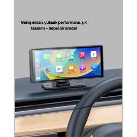 Honda Civic, Jazz, Hr-V, Cr-V, Nissan Qashqai, Micra, Juke,uyumlu Kablosuz Carplay & Android Auto Multimedya – Geri Görüş Kameralı