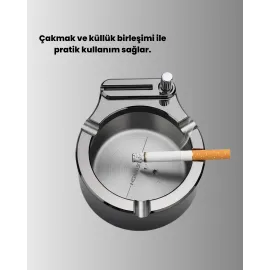 Küllük Ve Çakmak Birleşik Set Paslanmaz Çelik Gövde