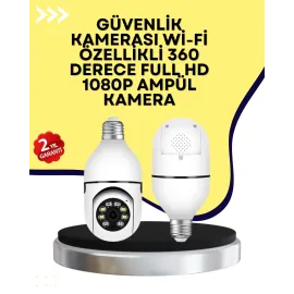 İki Yönlü Ses Destekli Ev Güvenlik Kamerası – Yerel Kayıt Özellikli