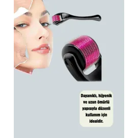 Titanyum Dermaroller 540 İğne Cilt Onarım Ve Kolajen Üretim Desteği