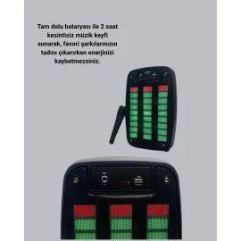 Bluetooth Bağlantılı Taşınabilir Müzik Cihazı – 2 Saat Kesintisiz Müzik