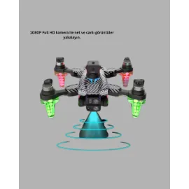 Katlanabilir Drone 1080P Kamera 0-100M Uçuş Mesafeli