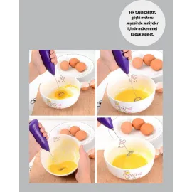 El Tipi Pratik Mikser – Kahve, Süt, Bebek Maması Ve Yumurta Çırpıcı