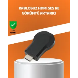 Yazılım Gerektirmeyen Kablosuz Mirroring Adaptörü – 1080p HD Görüntü Kalitesi