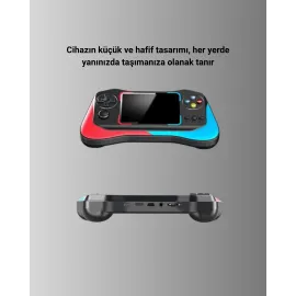 500 Retro Oyunlu Taşınabilir El Konsolu – X7M Modeli