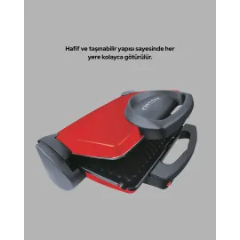 Profesyonel 2000W Tost Makinesi – Ayarlanabilir Termostat ve Çıkarılabilir Plaka