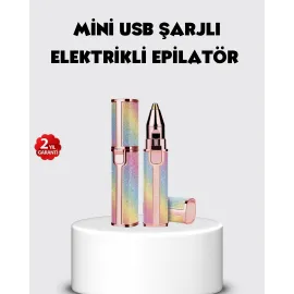 USB Şarjlı Kaş ve Yüz Tüy Alma Cihazı – Taşınabilir ve Acısız Kullanım