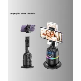 Canlı Yayın Ve Video Çekimleri İçin Otomatik Yüz Takipli Masaüstü Gimbal
