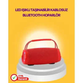 10W Güçlü Stereo Ses Sunan Ipx6 Bluetooth Hoparlör