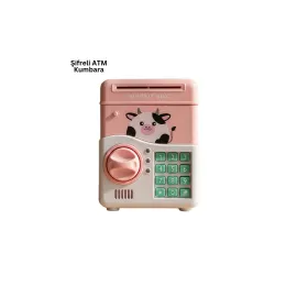 Sam51 Müzikli Işikli Kumbara Pembe