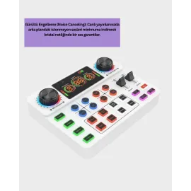 Canlı Yayın Ve Karaoke İçin Profesyonel Ses Kartı Bluetooth Destekli