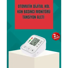 Kol Tipi Lcd Ekranlı Elektronik Tansiyon Monitörü