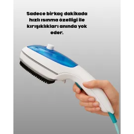 Portatif Buharlı Ütü Ekonomik Kırışıklık Giderici