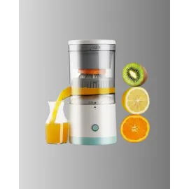 Taşınabilir Şarjlı Katı Meyve Sıkacağı – 45W Güç, 18000 RPM Hız, 400 mL Kapasite