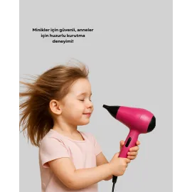 Bebek ve Çocuk Fön Makinesi – Nazik Hava Akışı, Sıfıra Yakın Radyasyon