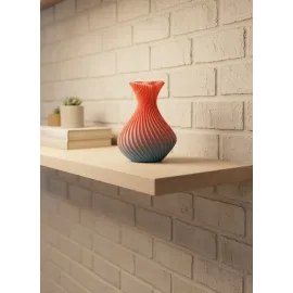 Romantik Kalp Figürlü Süslük Vazo Modern Tasarım 15 Cm